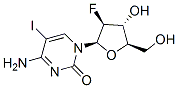 2(1H)-Pyrimidinone, 4-amino-1-(2-deoxy-2-fluoro-β-D-arabinofuranosyl)-5-iodo-Structure,69123-90-6Structure 2(1H)-Pyrimidinone, 4-amino-1-(2-deoxy-2-fluoro-β-D-arabinofuranosyl)-5-iodo- Structure,69123-90-6Structure