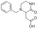 2-(1-Benzyl-3-oxopiperazin-2-yl)acetic acidStructure,693824-68-9Structure 2-(1-Benzyl-3-oxopiperazin-2-yl)acetic acid Structure,693824-68-9Structure