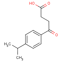 4-(4-異丙基苯基)-4-氧代丁酸結(jié)構(gòu)式_6947-81-5結(jié)構(gòu)式