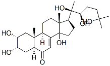 (2a,3a,5a,22R)-2,3,14,20,22,25-Hexahydroxycholest-7-en-6-oneStructure,698975-64-3Structure (2a,3a,5a,22R)-2,3,14,20,22,25-Hexahydroxycholest-7-en-6-one Structure,698975-64-3Structure
