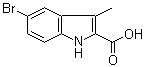 1H-Indole-2-carboxylic acid, 5-bromo-3-methyl-Structure,70070-32-5Structure 1H-Indole-2-carboxylic acid, 5-bromo-3-methyl- Structure,70070-32-5Structure