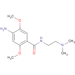 4-氨基-n-(2-二甲基氨基乙基)-2,5-二甲氧基-苯甲酰胺結(jié)構(gòu)式_700804-68-8結(jié)構(gòu)式