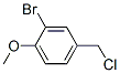2-Bromo-4-(chloromethyl)-1-methoxybenzeneStructure,701-94-0Structure 2-Bromo-4-(chloromethyl)-1-methoxybenzene Structure,701-94-0Structure