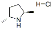 (-)-(2R,5R)-2,5-二甲基吡咯烷鹽酸鹽結(jié)構(gòu)式_70144-18-2結(jié)構(gòu)式