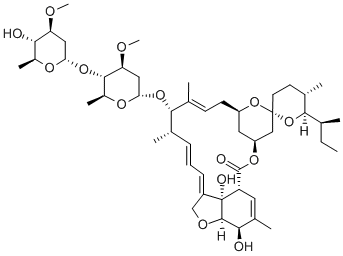 依維菌素結構式_70288-86-7結構式