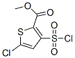 Methyl 5-chloro-3-chlorosulfonyl-2-thiophene carboxylate Structure,70374-37-7Structure