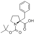 (S)-2-芐基-1-boc-2-吡咯烷羧酸結(jié)構(gòu)式_706806-61-3結(jié)構(gòu)式