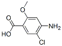 4-Amino-5-chloro-2-methoxybenzoic acid Structure,7206-70-4Structure