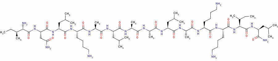 MastoparanStructure,72093-21-1Structure Mastoparan Structure,72093-21-1Structure