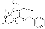 β-L-threo-Pentofuranose, 4-C-(hydroxymethyl)-1,2-O-(1-methylethylidene)-3-O-(phenylmethyl)-Structure,72261-44-0Structure β-L-threo-Pentofuranose, 4-C-(hydroxymethyl)-1,2-O-(1-methylethylidene)-3-O-(phenylmethyl)- Structure,72261-44-0Structure