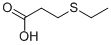 3-(Ethylthio)propanoic acidStructure,7244-82-8Structure 3-(Ethylthio)propanoic acid Structure,7244-82-8Structure