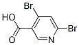 4,6-Dibromonicotinic acid Structure,73027-77-7Structure