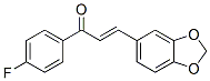 3-(1,3-苯并二氧雜環(huán)戊烯-5-基)-1-(4-氟苯基)-2-丙烯-1-酮結(jié)構(gòu)式_7397-23-1結(jié)構(gòu)式