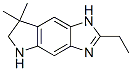 (9CI)-2-乙基-1,5,6,7-四氫-7,7-二甲基-吡咯并[2,3-f]苯并咪唑結(jié)構(gòu)式_744165-60-4結(jié)構(gòu)式