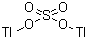 Thallium sulfate(technical)Structure,7446-18-6Structure Thallium sulfate(technical) Structure,7446-18-6Structure