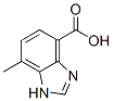 1H-benzimidazole-4-carboxylic acid, 7-methyl- (9ci)Structure,745048-56-0Structure 1H-benzimidazole-4-carboxylic acid, 7-methyl- (9ci) Structure,745048-56-0Structure