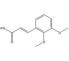 2,3-Dimethoxycinnamic acidStructure,7461-60-1Structure 2,3-Dimethoxycinnamic acid Structure,7461-60-1Structure