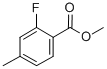 Methyl 2-fluoro-4-methylbenzoate Structure,74733-29-2Structure