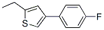 (9CI)-2-乙基-4-(4-氟苯基)-噻吩結(jié)構(gòu)式_748817-89-2結(jié)構(gòu)式