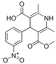 5-Methoxycarbonyl-2,6-dimethyl-4-(3-nitrophenyl)-1,4-dihydropyridine-3-carboxylic acidStructure,74936-72-4Structure 5-Methoxycarbonyl-2,6-dimethyl-4-(3-nitrophenyl)-1,4-dihydropyridine-3-carboxylic acid Structure,74936-72-4Structure