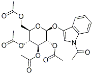 1-乙?；?3-[(2,3,4,6-四-O-乙?；?beta-D-吡喃葡萄糖基)氧基]-1H-吲哚結(jié)構(gòu)式_7497-97-4結(jié)構(gòu)式