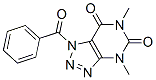 1-苯甲?；?4,6-二甲基-1H-1,2,3-噻唑并[4,5-d]嘧啶-5,7(4h,6h)-二酮結(jié)構(gòu)式_7499-84-5結(jié)構(gòu)式