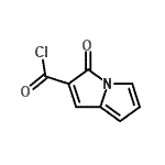 3-Oxo-3h-pyrrolizine-2-carbonyl chlorideStructure,75413-08-0Structure 3-Oxo-3h-pyrrolizine-2-carbonyl chloride Structure,75413-08-0Structure