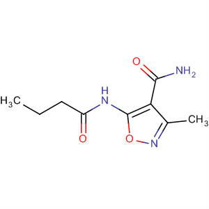 5-(Butanoylamino)-3-methyl-1,2-oxazole-4-carboxamide Structure,758721-89-0Structure