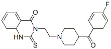 3-[2-[4-(4-氟苯甲?；?-1-哌啶]乙基]-2,3-二氫-2-硫氧代-4(1H)-喹唑烷酮鹽酸鹽結(jié)構(gòu)式_76330-71-7結(jié)構(gòu)式