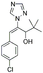 (E)-1-(4-氯苯基)-4,4-二甲基-2-(1H-1,2,4-噻唑-1-基)-1-戊烯-3-醇結(jié)構(gòu)式_76714-83-5結(jié)構(gòu)式