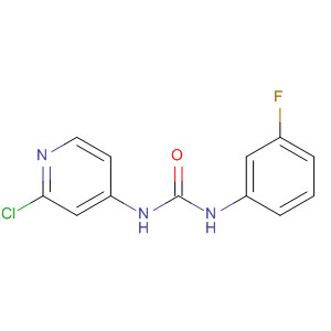 n-(2-氯-4-吡啶)-n-(3-氟苯基)-脲結(jié)構式_76963-44-5結(jié)構式