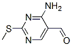 4-Amino-2-(methylthio)pyrimidine-5-carboxaldehydeStructure,770-31-0Structure 4-Amino-2-(methylthio)pyrimidine-5-carboxaldehyde Structure,770-31-0Structure
