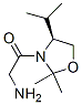 (s)-(9ci)-3-(氨基乙?；?-2,2-二甲基-4-(1-甲基乙基)-噁唑啉結(jié)構(gòu)式_770682-73-0結(jié)構(gòu)式