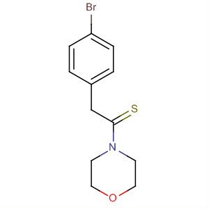 2-(4-Bromophenyl)-1-(4-morpholinyl)ethanethioneStructure,77129-81-8Structure 2-(4-Bromophenyl)-1-(4-morpholinyl)ethanethione Structure,77129-81-8Structure