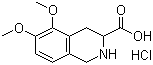 5,6-Dimethoxy-1,2,3,4-tetrahydro-3-isoquinolinecarboxylic acid hydrochlorideStructure,77141-34-5Structure 5,6-Dimethoxy-1,2,3,4-tetrahydro-3-isoquinolinecarboxylic acid hydrochloride Structure,77141-34-5Structure
