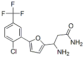3-氨基-3-[5-(2-氯-5-三氟甲基苯基)-2-呋喃]-丙酸酰胺結(jié)構(gòu)式_771522-83-9結(jié)構(gòu)式