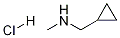 Cyclopropylmethyl-methyl-amine hydrochlorideStructure,77335-18-3Structure Cyclopropylmethyl-methyl-amine hydrochloride Structure,77335-18-3Structure