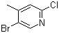 5-Bromo-2-chloro-4-picoline Structure,778611-64-6Structure