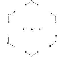 Strontium bromide hexahydrateStructure,7789-53-9Structure Strontium bromide hexahydrate Structure,7789-53-9Structure