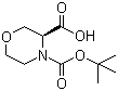 4-Boc-3(S)-morpholinecarboxylic acidStructure,783350-37-8Structure 4-Boc-3(S)-morpholinecarboxylic acid Structure,783350-37-8Structure