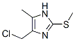 1H-imidazole, 4-(chloromethyl)-5-methyl-2-(methylthio)- (9ci)Structure,787511-01-7Structure 1H-imidazole, 4-(chloromethyl)-5-methyl-2-(methylthio)- (9ci) Structure,787511-01-7Structure