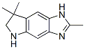(9CI)-1,5,6,7-四氫-2,7,7-三甲基-吡咯并[2,3-f]苯并咪唑結構式_791745-06-7結構式