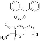 7-氨基-3-乙烯基-3-頭孢-4-羧酸二苯甲酯鹽酸鹽結(jié)構(gòu)式_79349-67-0結(jié)構(gòu)式