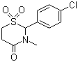 氯美扎酮結構式_80-77-3結構式