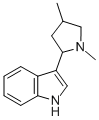 (8ci)-3-(1,4-二甲基-2-吡咯烷)-吲哚結(jié)構(gòu)式_802578-98-9結(jié)構(gòu)式