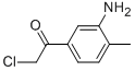 Ethanone, 1-(3-amino-4-methylphenyl)-2-chloro-(9ci)Structure,80261-95-6Structure Ethanone, 1-(3-amino-4-methylphenyl)-2-chloro-(9ci) Structure,80261-95-6Structure