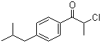 2-Chloro-1-(4-isobutylphenyl)propan-1-one Structure,80336-66-9Structure