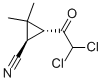 反式-(9ci)-3-(二氯乙?；?-2,2-二甲基-環(huán)丙烷甲腈結(jié)構(gòu)式_80345-45-5結(jié)構(gòu)式