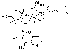 20(R)-人參皂苷 Rh1結構式_80952-71-2結構式