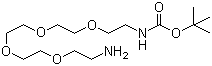 BocNH-PEG4-CH2CH2NH2結(jié)構(gòu)式_811442-84-9結(jié)構(gòu)式